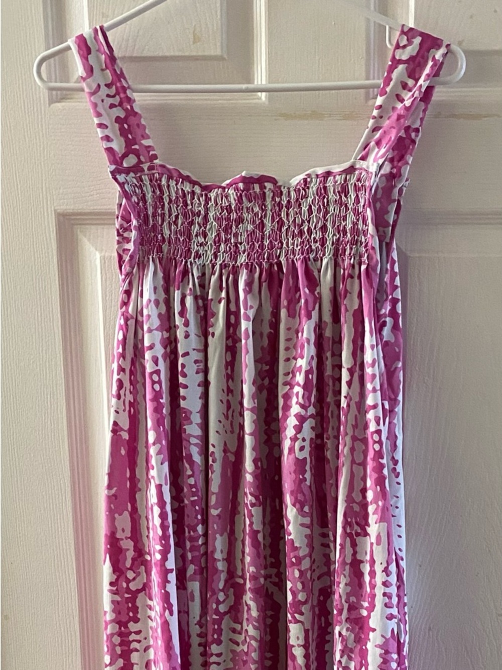 Smocked Cotton Gown